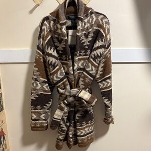 Hand knit Ralph Lauren Knit Cardigan